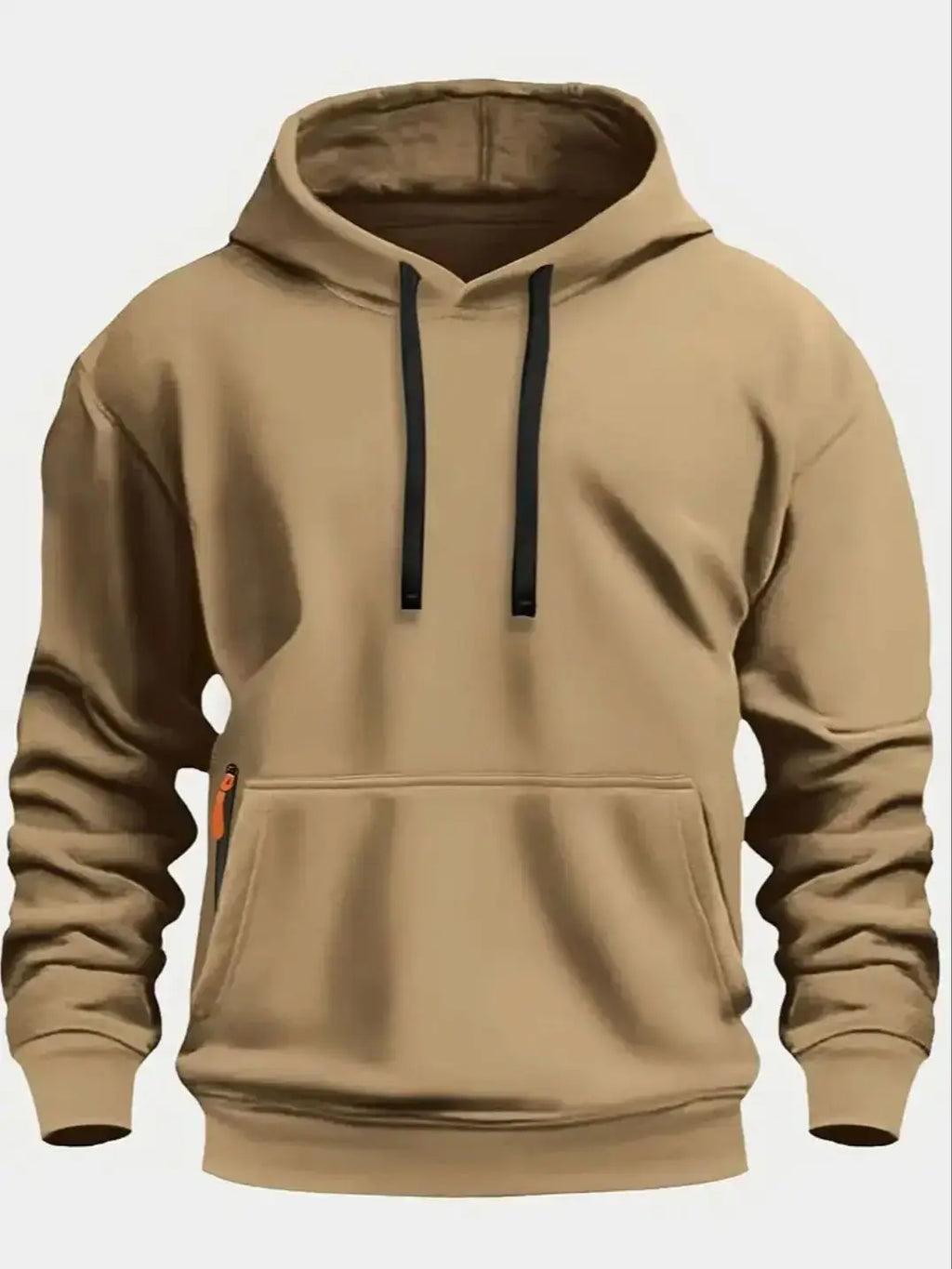 Men's Solid Fleece Hoodie