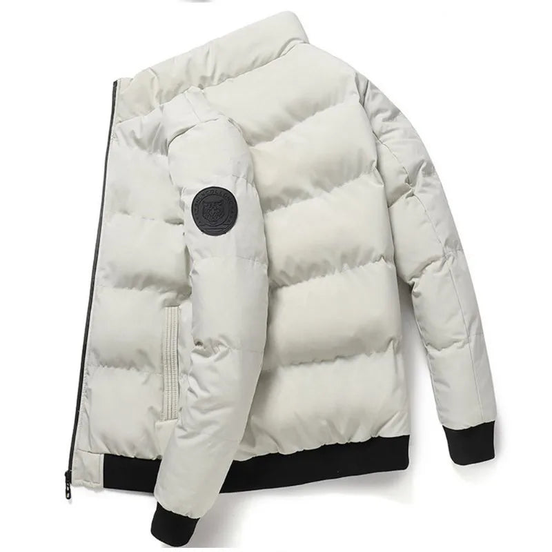 Men's Down-Style Padded Winter Jacket