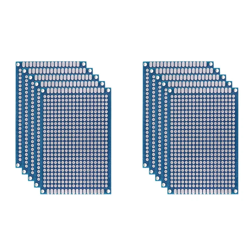 Blue Double-Sided PCB Prototype Board for DIY Soldering