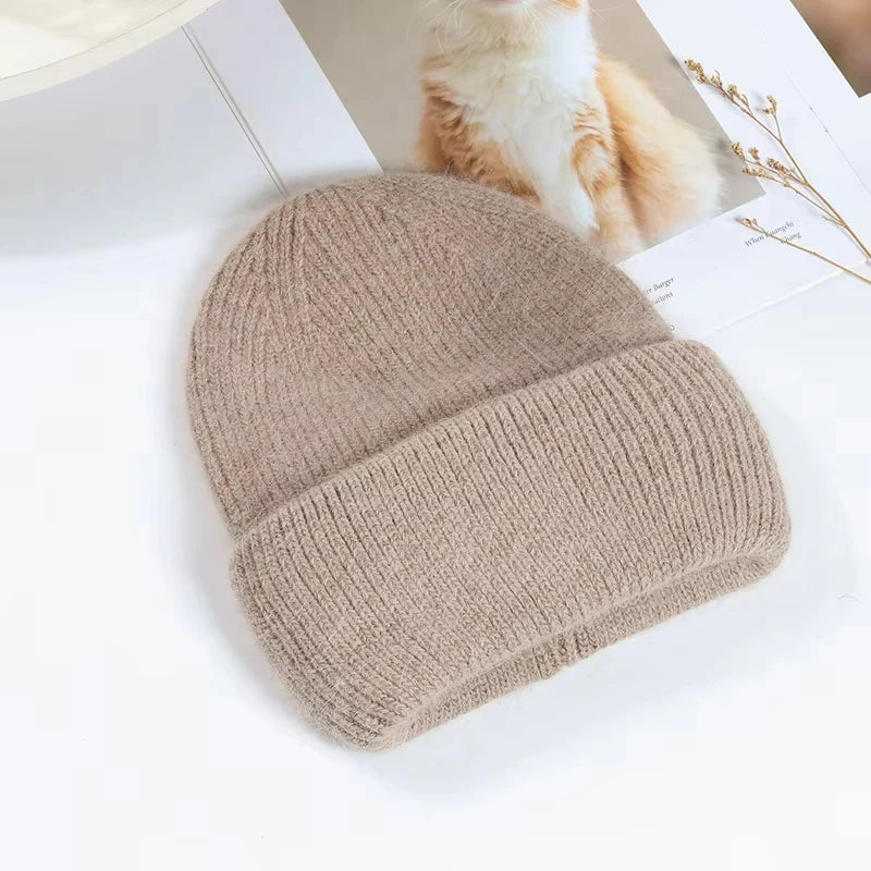 Women's Soft Knitted Beanie Hat