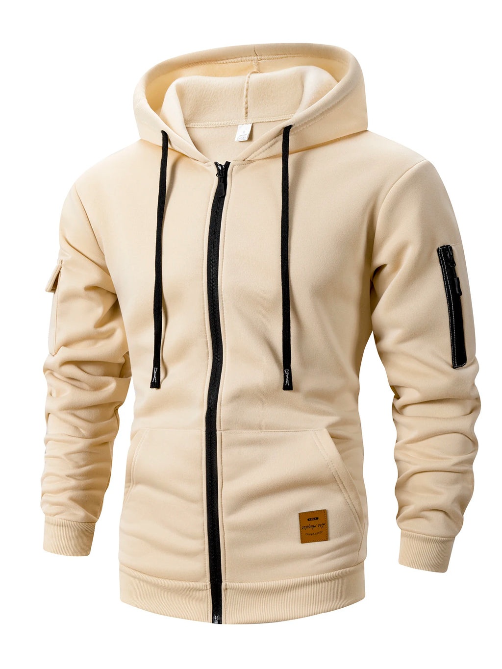 Men's Slim-Fit Zip-Up Hoodie