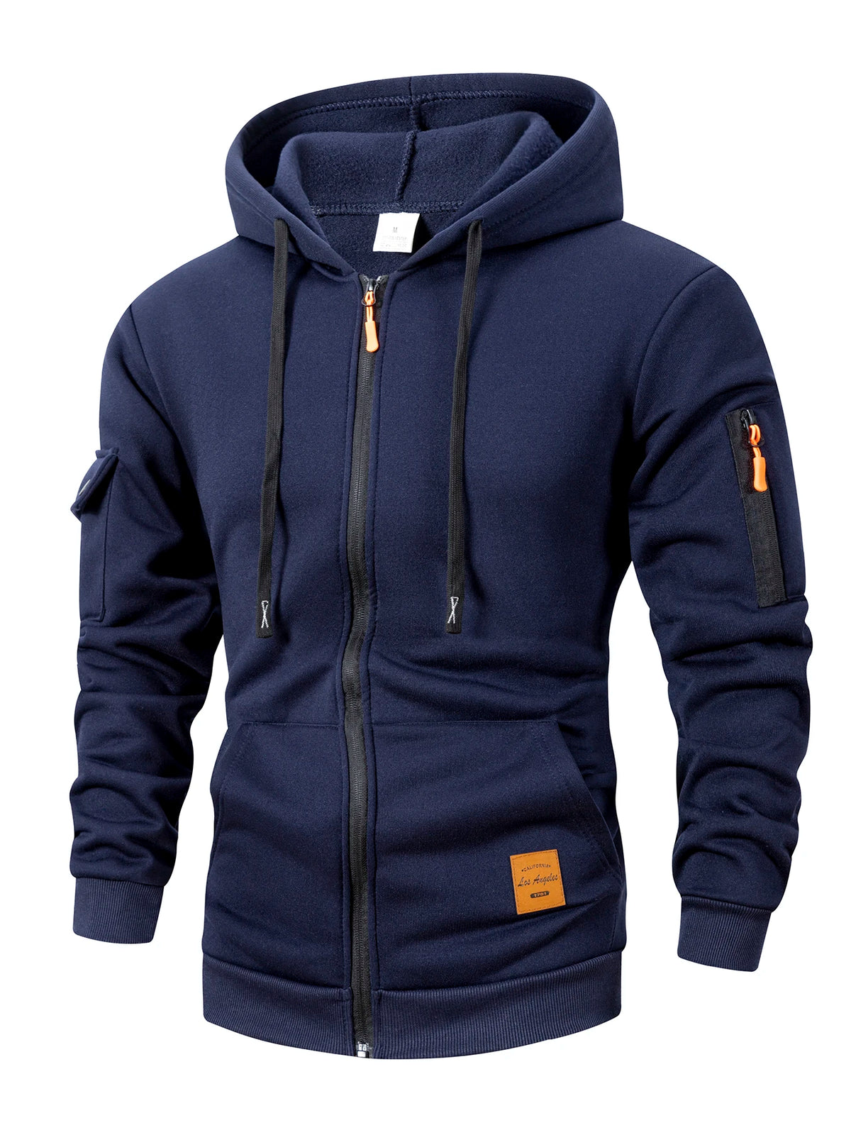 Men's Slim-Fit Zip-Up Hoodie