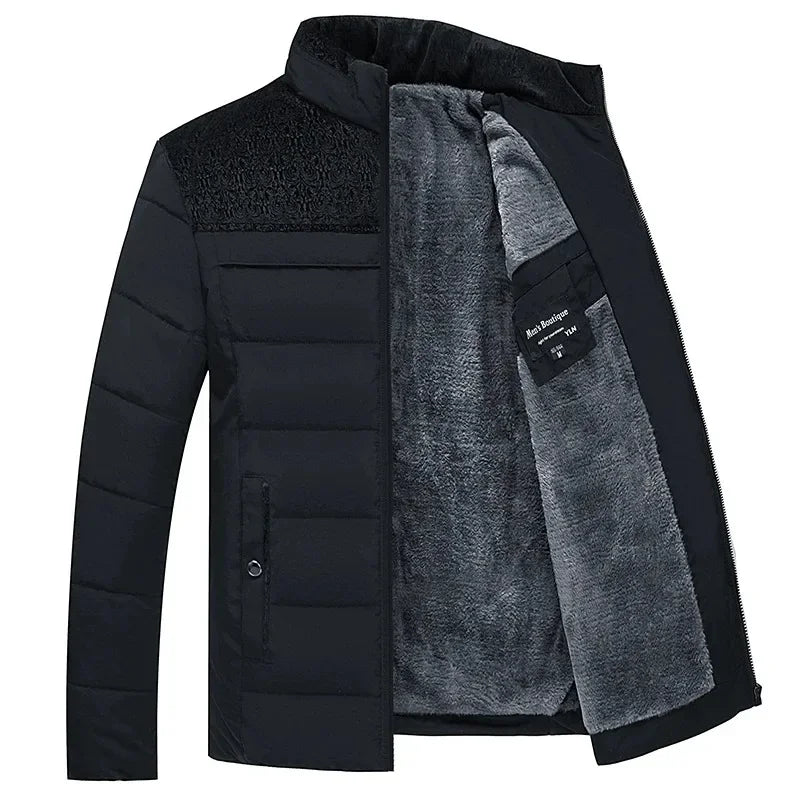 Men's Plush-Lined Puffer Parka
