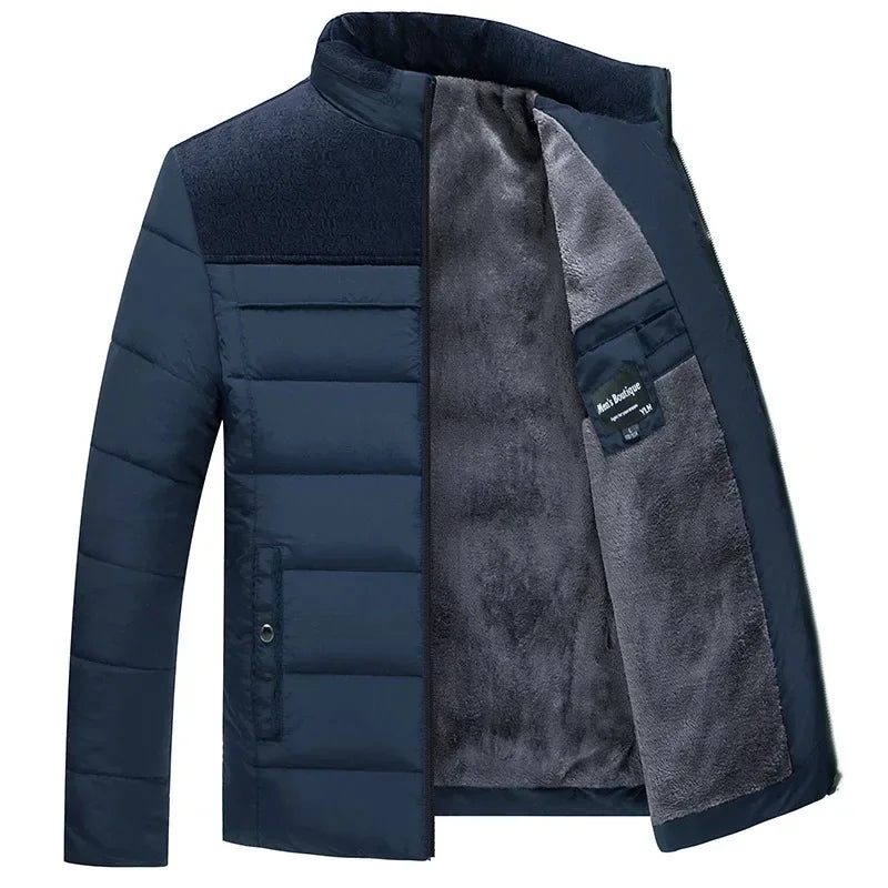 Men's Plush-Lined Puffer Parka