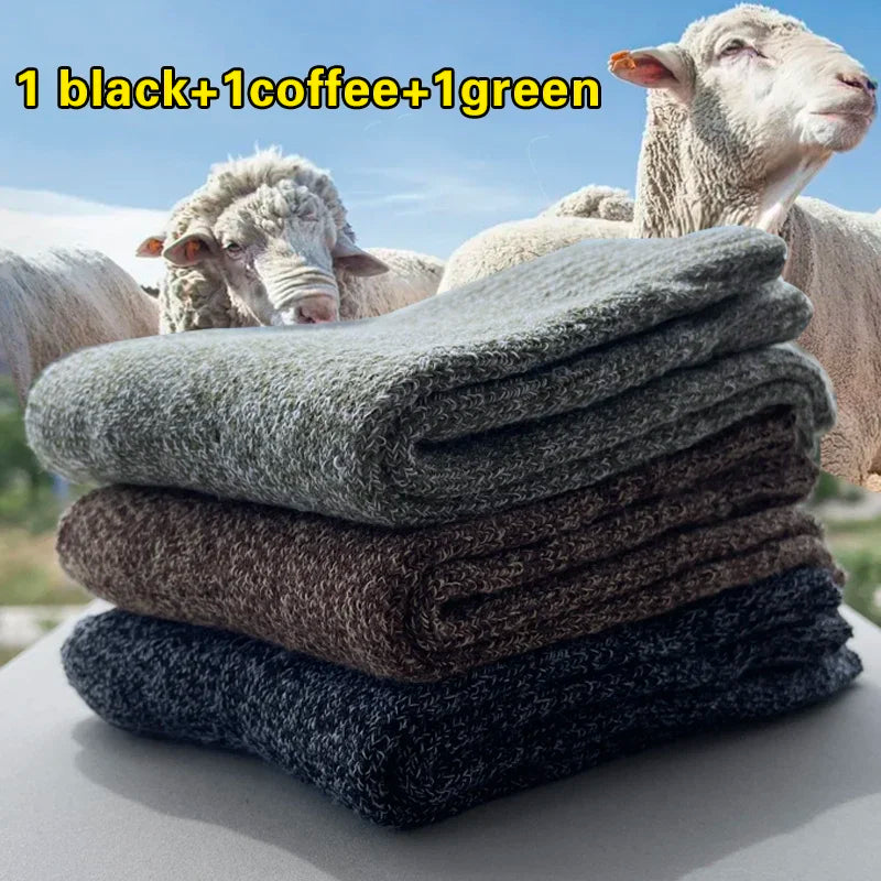 Men's Winter Thermal Wool Socks