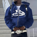 4TUNE Star Graphic Zip-Up Hoodie