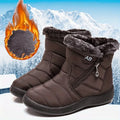 Women's Winter Snow Ankle Boots - Plush Lined