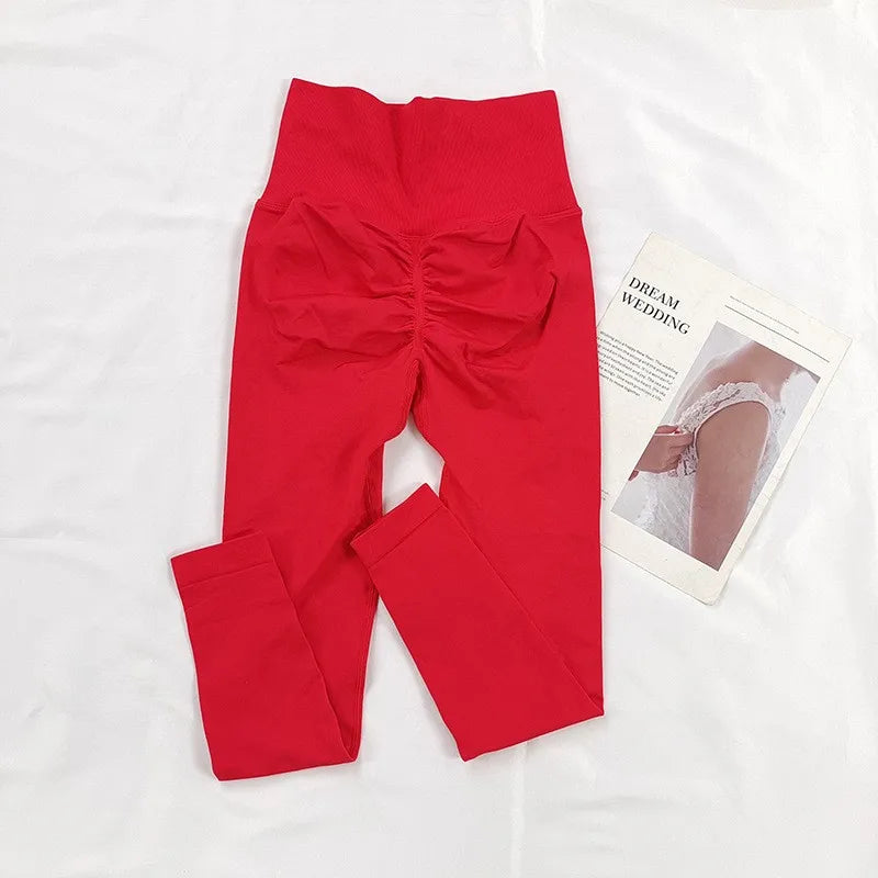 Women's High-Waisted Seamless Yoga Leggings