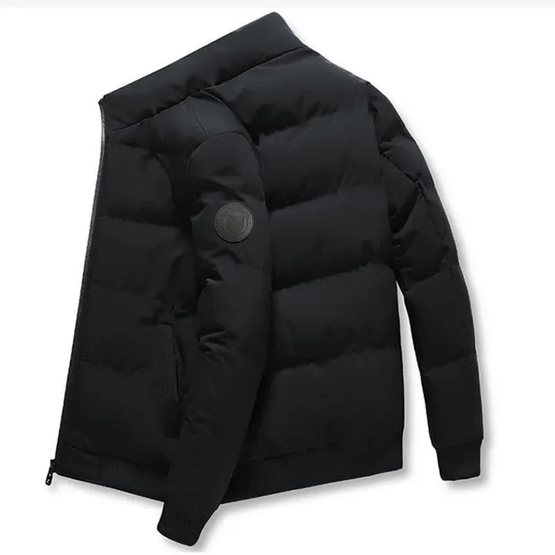 Men's Down-Style Padded Winter Jacket