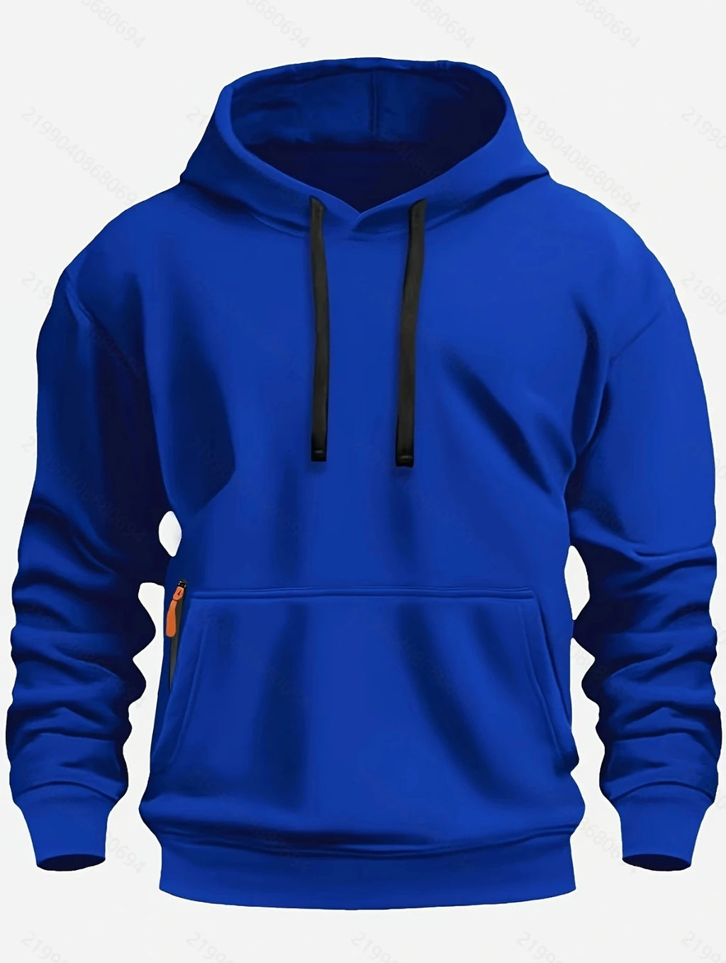 Men's Solid Fleece Hoodie