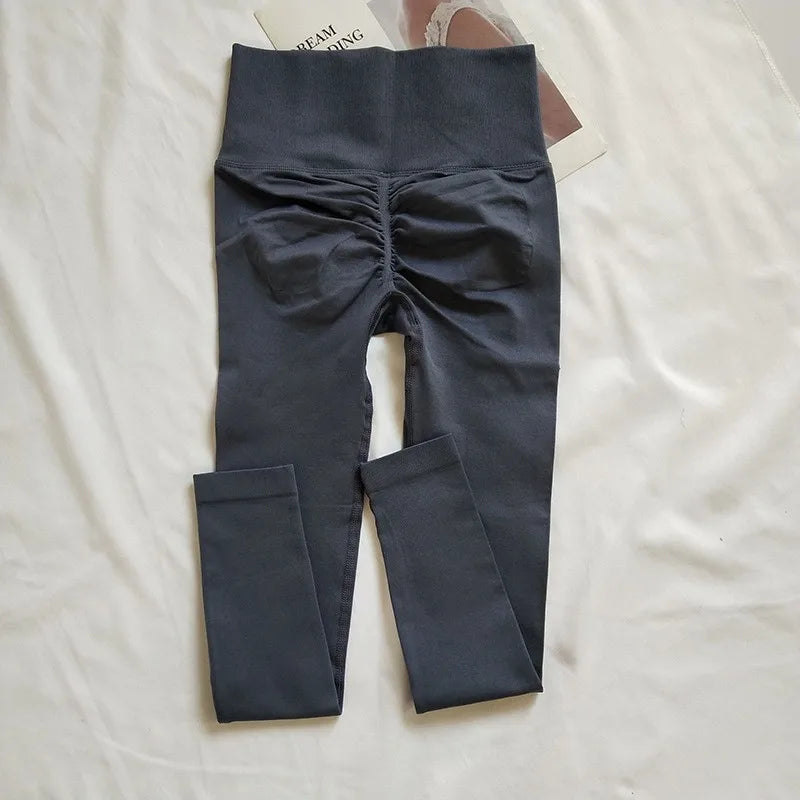 Women's High-Waisted Seamless Yoga Leggings