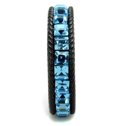 IP Black(Ion Plating) Stainless Steel Ring with Top Grade