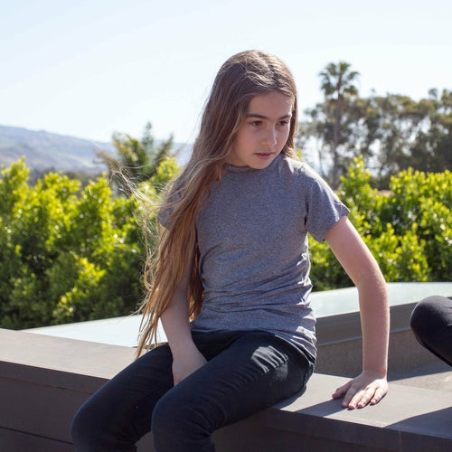 Bu Youth Short Sleeve Crew Neck UPF 50+