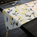 DaDa Bedding Yellow Fleur Floral Garden Woven Tapestry Dining Table