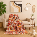 DaDa Bedding Southwestern Havana Geometric Soft Plush Fleece Flannel