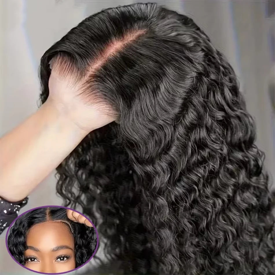 Deep Wave Lace Front Human Hair Wig