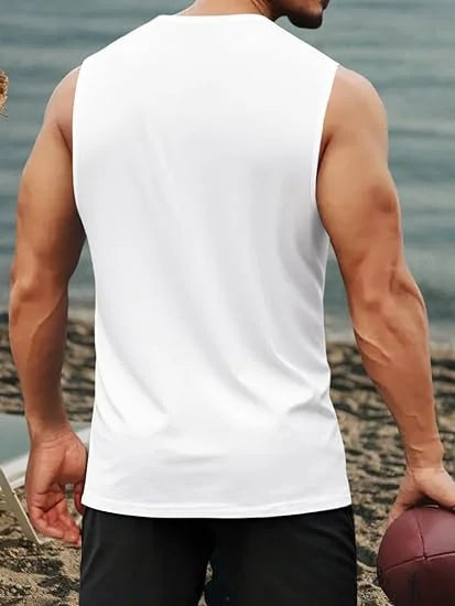 Men's 2-Piece Summer Tank Top and Shorts Set