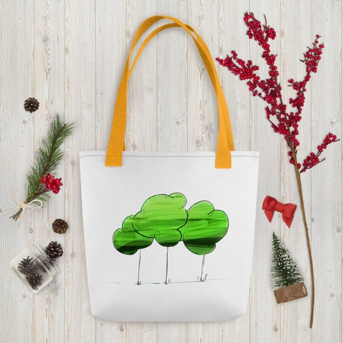 Three trees Tote bag