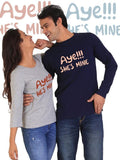 Aye He's Mine, Aye She's Mine Couple Full Sleeves
