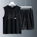 Men's Tank Top Sets 2026 Summer Quick drying Breathable sports running beach Tracksuit men Old money man oversize seaside