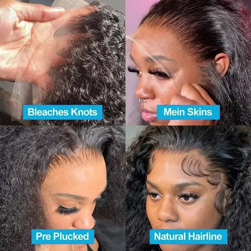 Deep Wave Lace Front Human Hair Wig