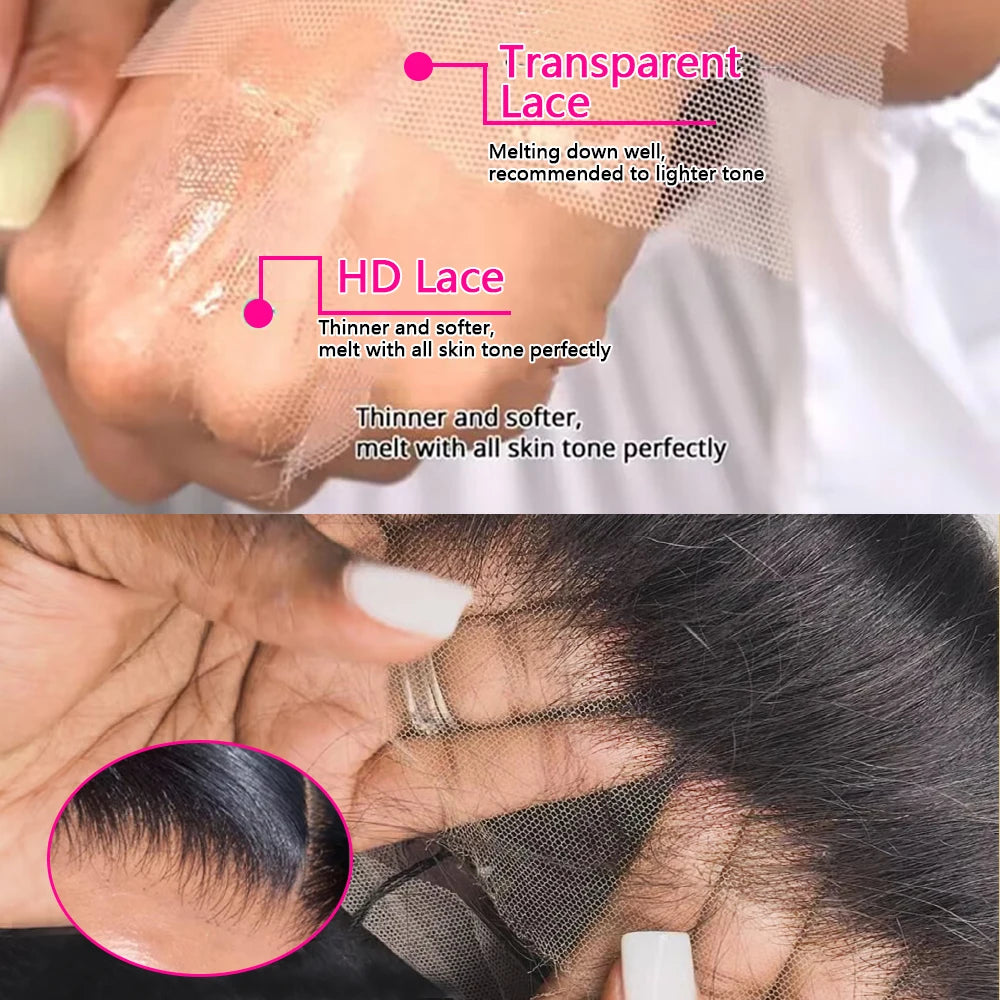 200 Density Natural Colored Deep Curly Wave Human Hair Wigs For Women 44 46 Inch 13x4 13x6 HD Transparent Full Lace Frontal Wigs