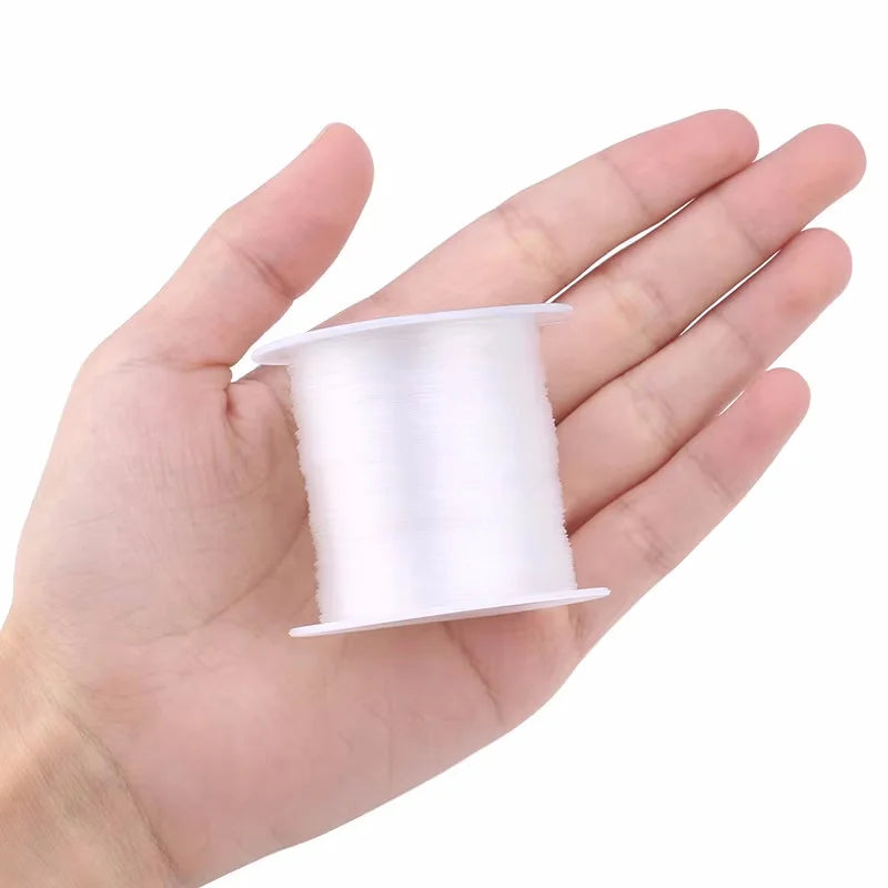 100M Plastic Crystal DIY Beading Fishing Line No Elastic Cord Rope For Jewelry Making Supplies Wire Jeweleri String Thread