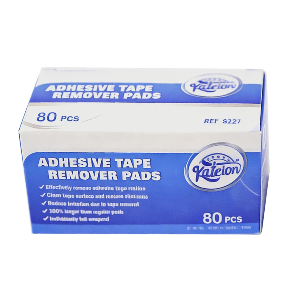 Adhesives Removal Wipes To Clean Wig Glue And Tape 80PCs/BOX Wig Cleaning Pads For Adhesive Area And Hair System Glue Remove