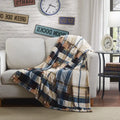 Super Soft Flannel Throw Blanket – Winter Cabin Plaid