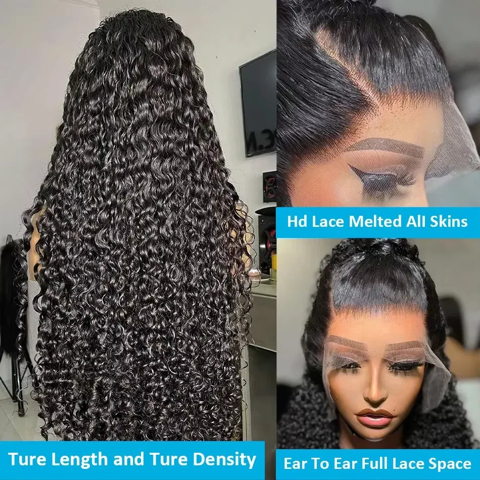 Deep Wave Lace Front Human Hair Wig