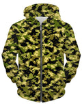 Camouflage Unisex ZIP HOODIE