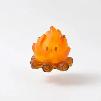 Mini Campfire LED Night Light – Cute Silicone Lamp