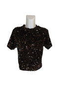 CANDY – Sparkling sequin crop top