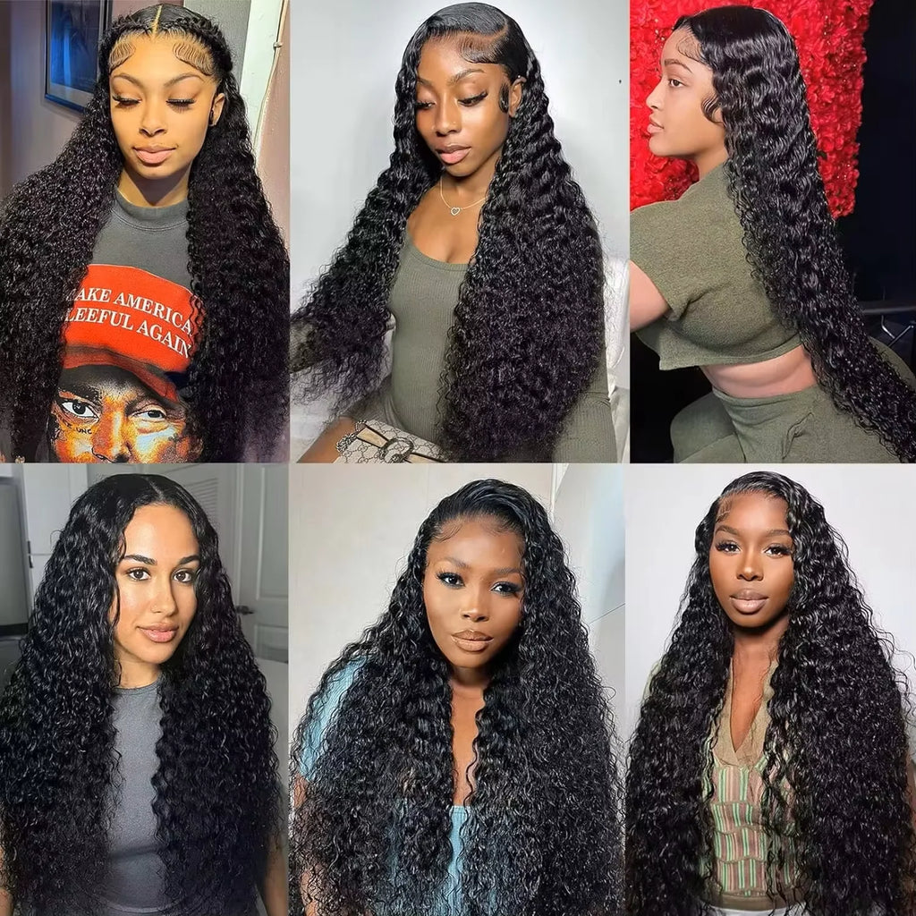 Deep Wave Lace Front Human Hair Wig
