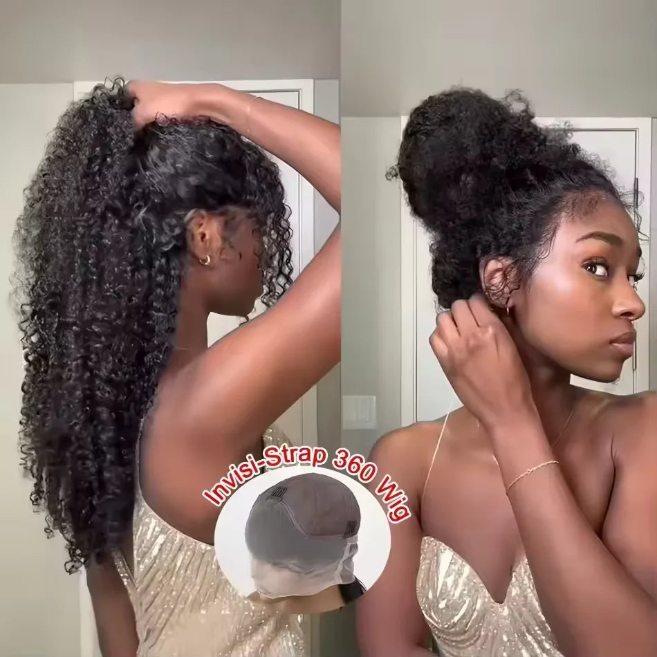 200 Density Water Wave Lace Front Wig 4x4 5x5 Lace Glueless Wig 13x4 13x6 HD Lace Frontal 360 Curly Human Hair Wigs for Women