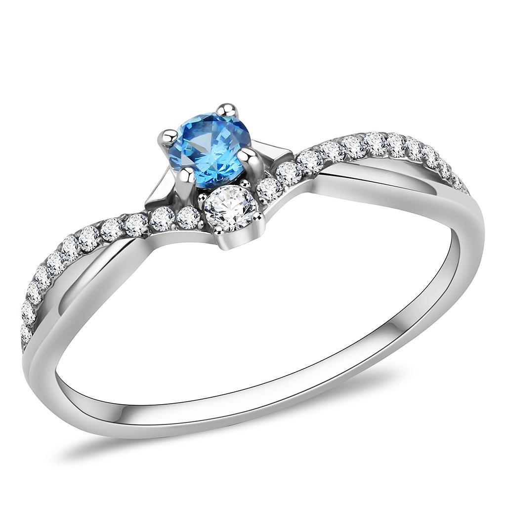 High polished (no plating) Stainless Steel Ring with AAA Grade