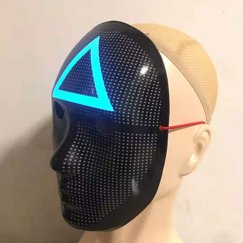 LED Survival Game Cosplay Mask - Halloween Costume