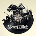 Mount & Blade Game Theme Handmade Vinyl Record Wall Clock Fan Gift