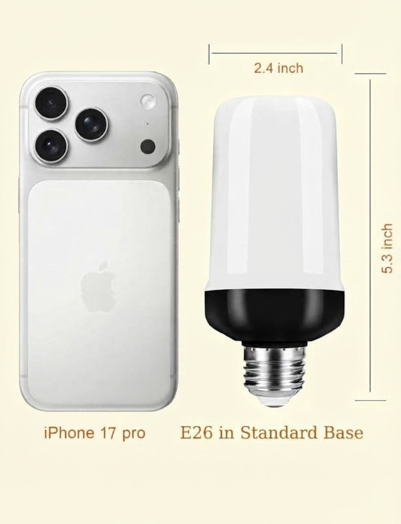 Flame Light Bulbs for Home Decor with Upside Down Effect