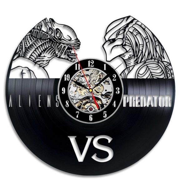 Sci-Fi Monster Handmade Vinyl Record Wall Clock Fan Gift