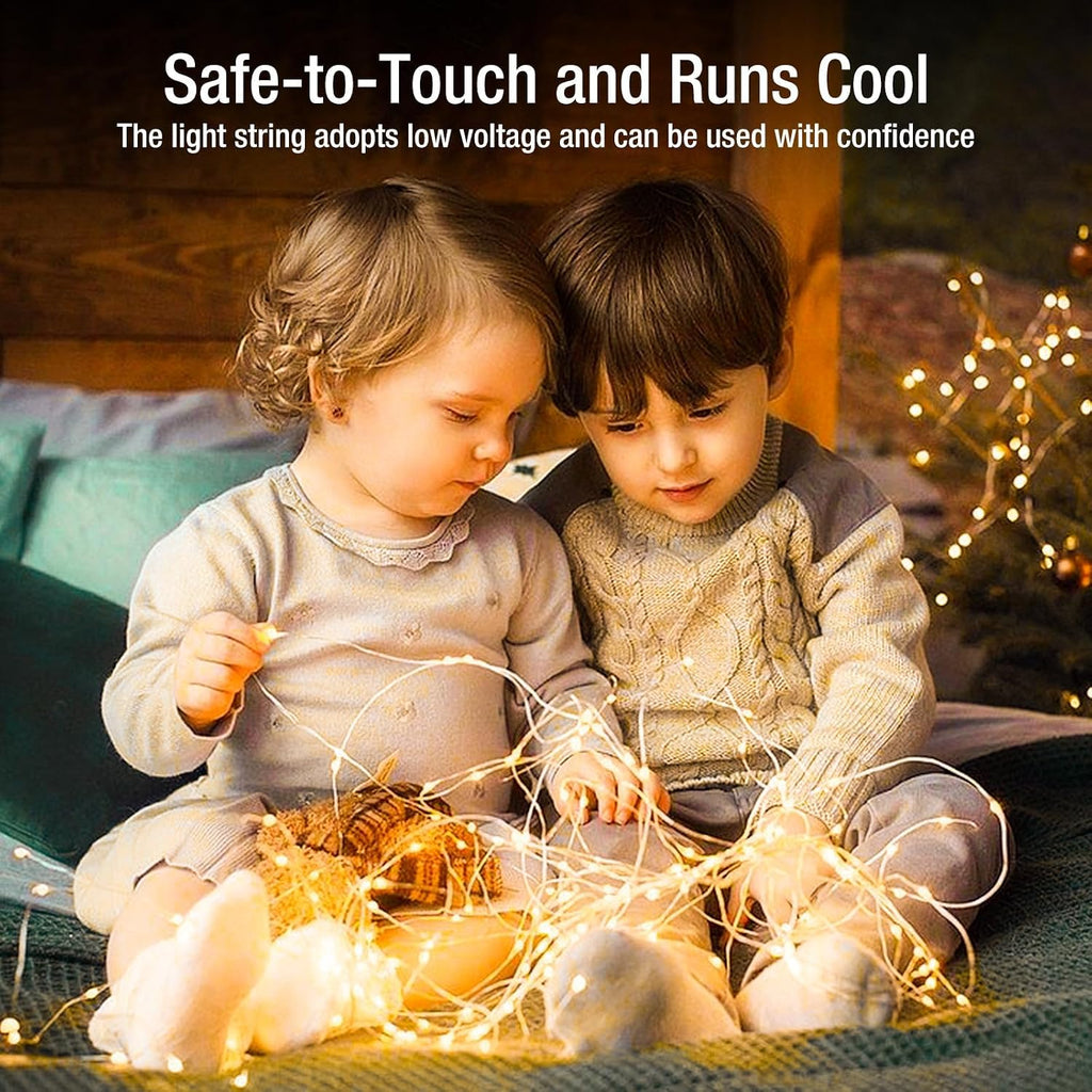 30 Units 7ft LED Fairy String Lights Warm White Battery Powered Decor
