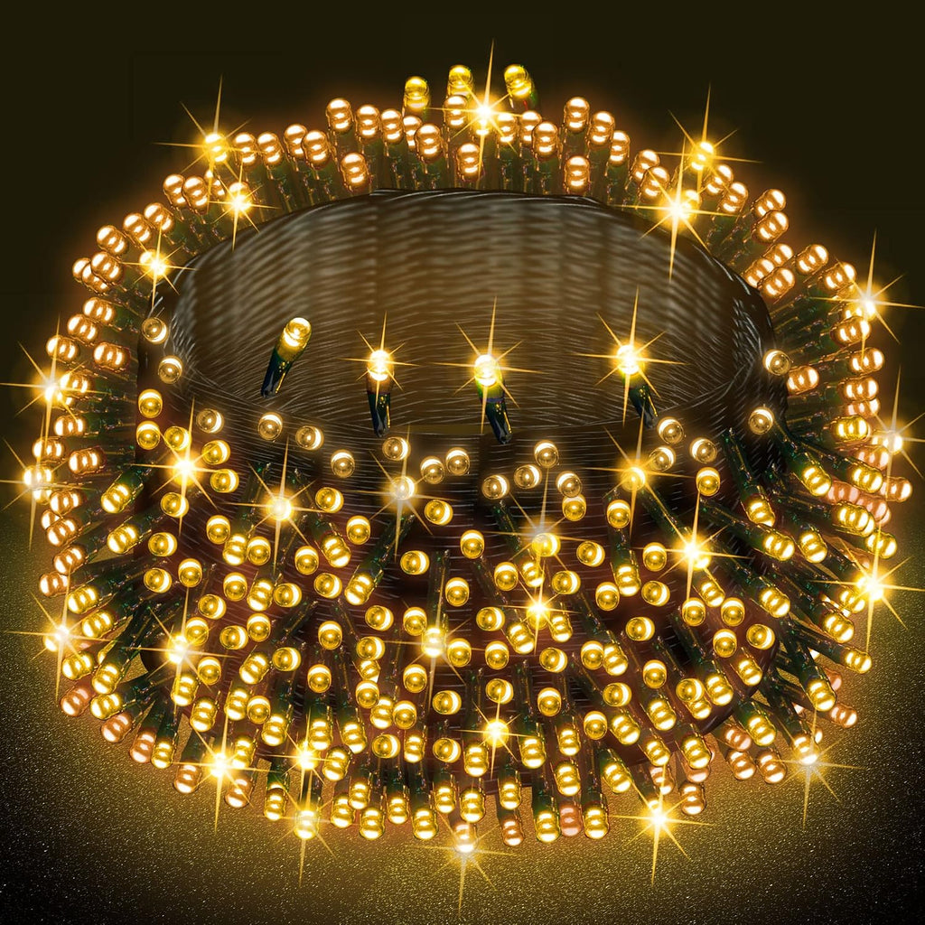 82FT Warm White String Lights with 1000 LEDs