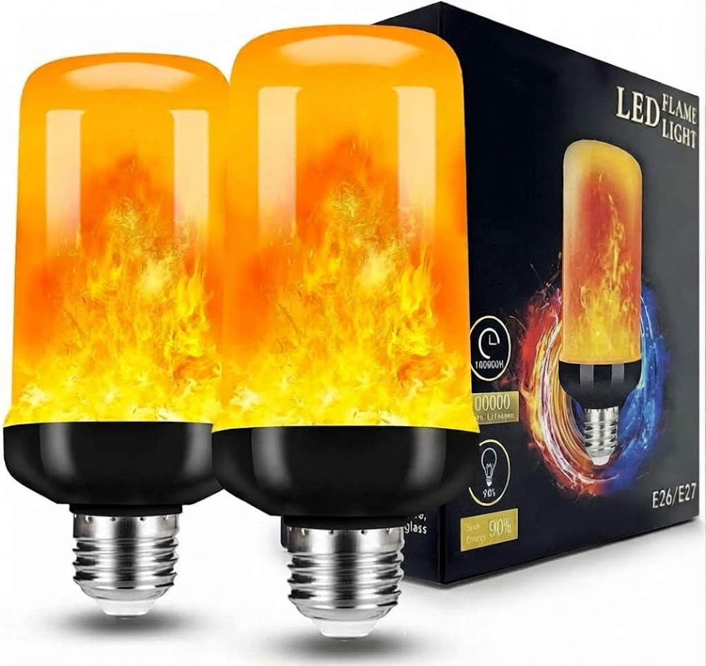 Flame Light Bulbs for Home Decor with Upside Down Effect