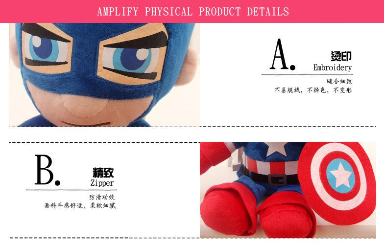 Superhero Team Plush Toys for Kids