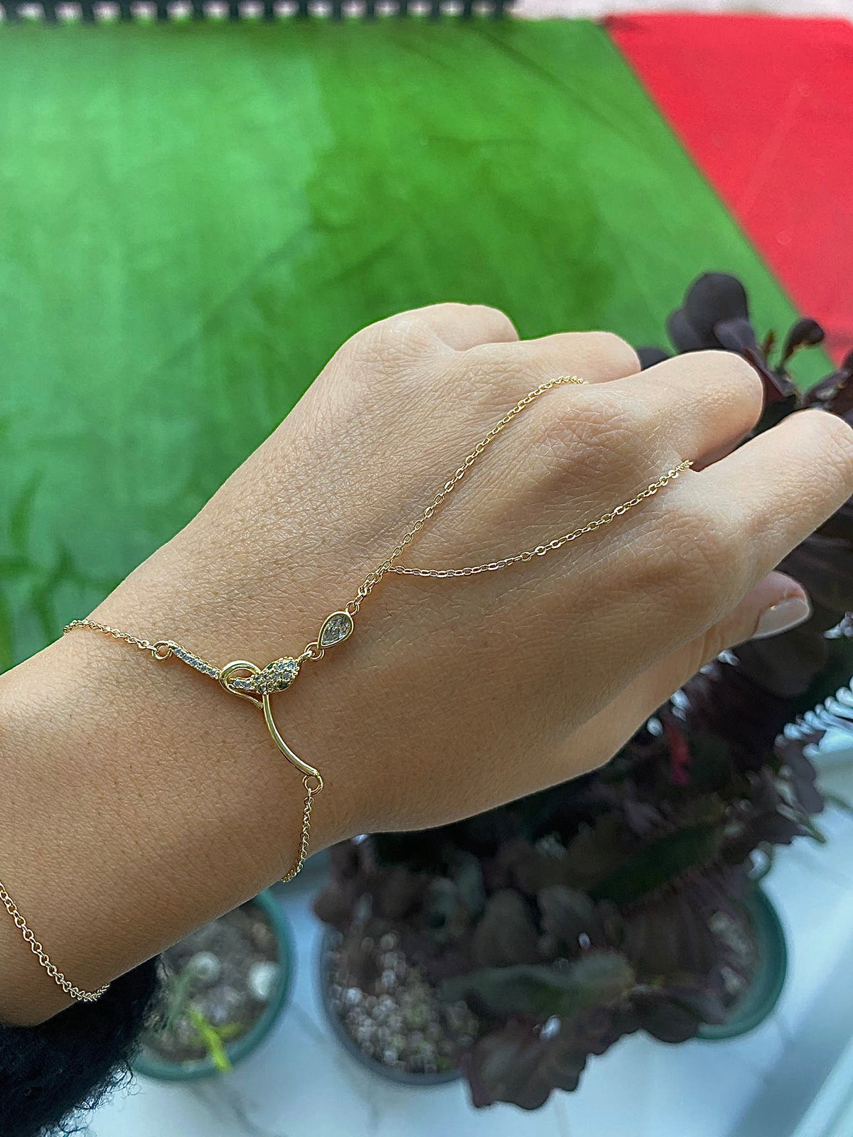 VIP Snake Hand Chain Bracelet