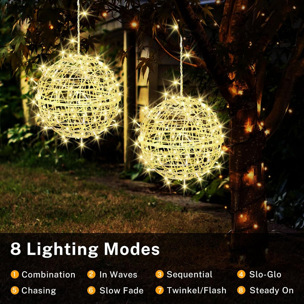 Outdoor Christmas Balls LED String Lights