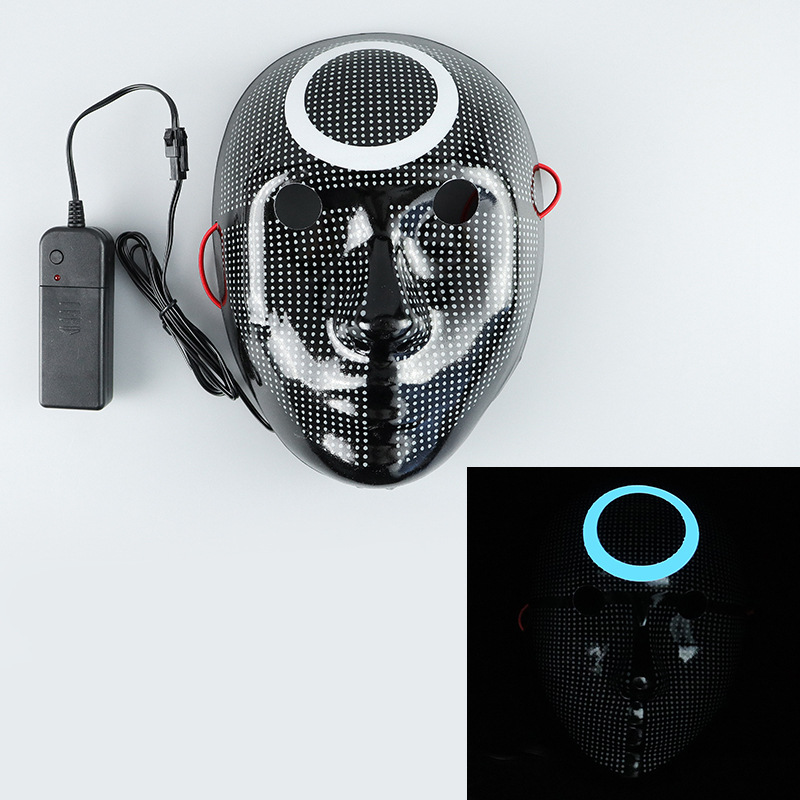 LED Survival Game Cosplay Mask - Halloween Costume