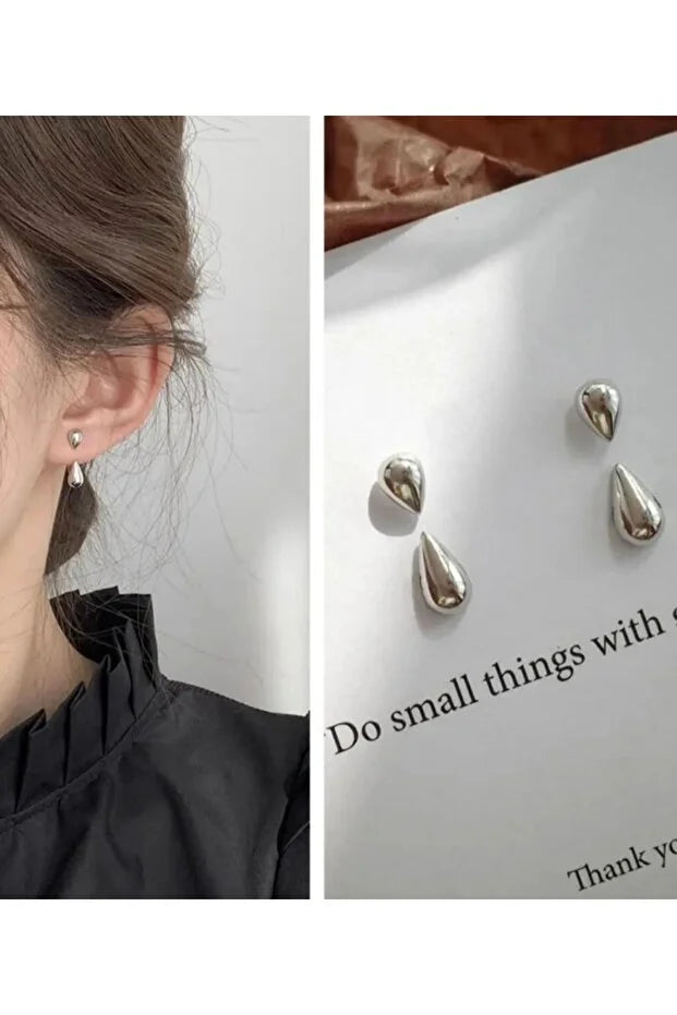 Teardrop Earrings for Women Elegant Minimal Classic Jewelry