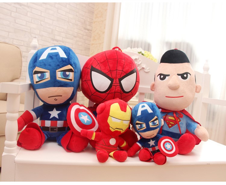 Superhero Team Plush Toys for Kids