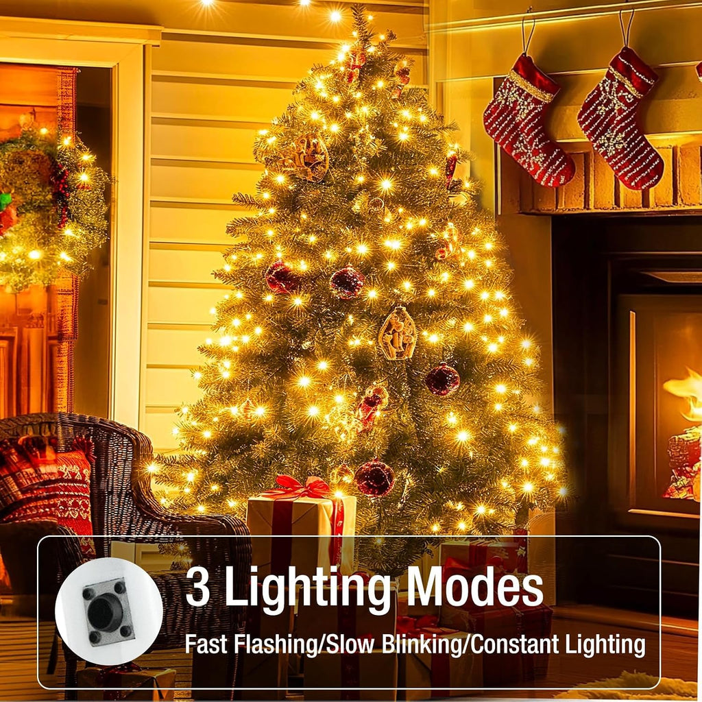 30 Units 7ft LED Fairy String Lights Warm White Battery Powered Decor